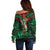 New Zealand ANZAC Day Off Shoulder Sweater Aotearoa Hei Tiki