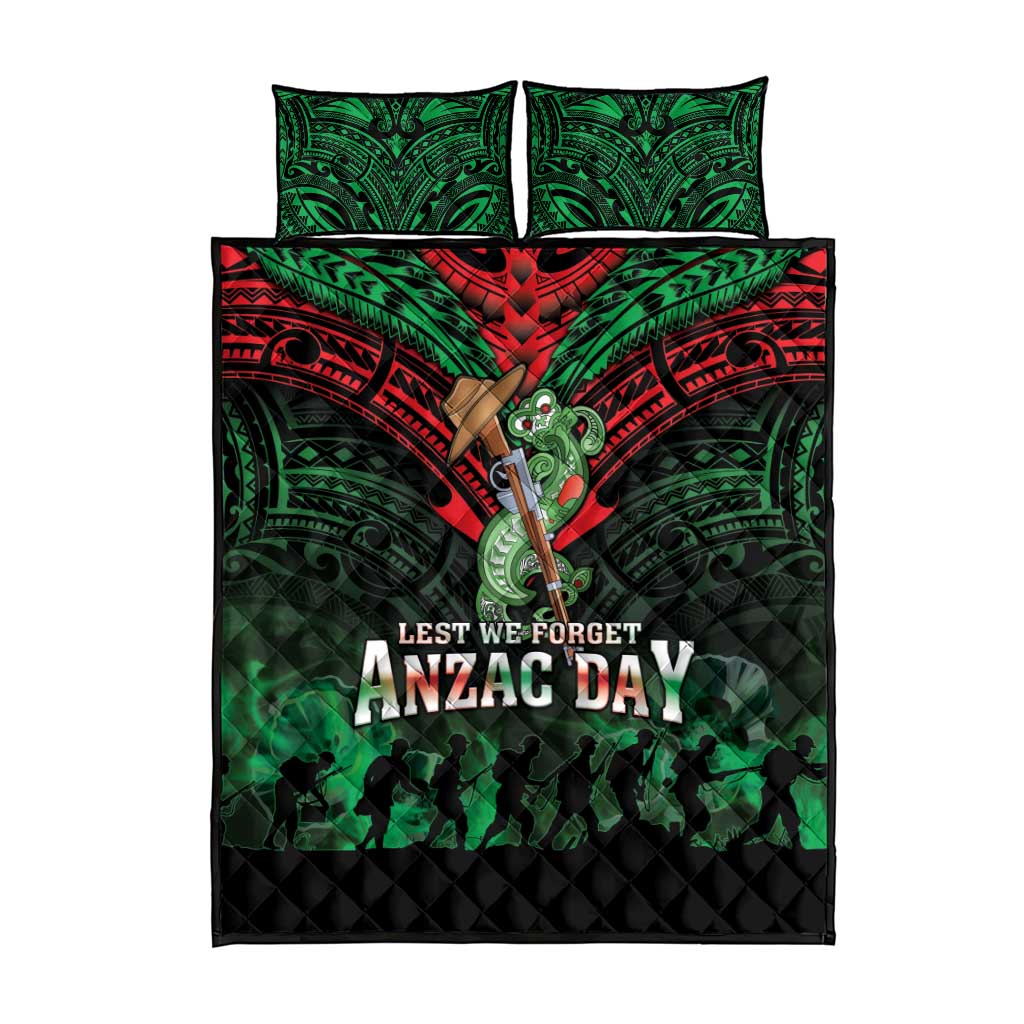 New Zealand ANZAC Day Quilt Bed Set Aotearoa Hei Tiki LT05 - Polynesian Pride