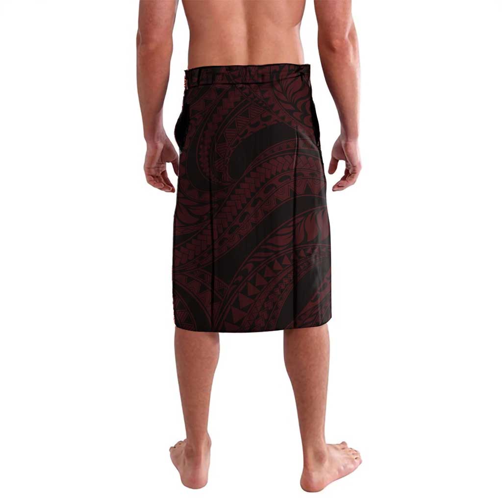 Hawaii King Kamehameha Day Lavalava Polynesian Pattern Mix Hibiscus Red LT05 - Polynesian Pride