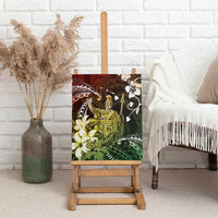 Hawaii King Kamehameha Day Canvas Wall Art Polynesian Pattern Mix Hibiscus Reggae LT05 - Polynesian Pride