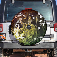 Hawaii King Kamehameha Day Spare Tire Cover Polynesian Pattern Mix Hibiscus Reggae LT05 Reggae - Polynesian Pride