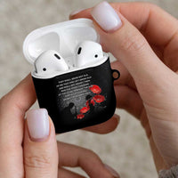 Cook Islands ANZAC Day AirPods Case Soldier Silhouette Remembrance LT05 - Polynesian Pride