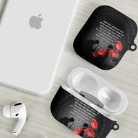 Cook Islands ANZAC Day AirPods Case Soldier Silhouette Remembrance LT05 - Polynesian Pride
