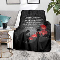 Cook Islands ANZAC Day Blanket Soldier Silhouette Remembrance LT05 - Polynesian Pride