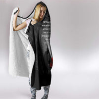 Cook Islands ANZAC Day Hooded Blanket Soldier Silhouette Remembrance LT05 - Polynesian Pride