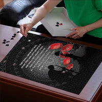 Cook Islands ANZAC Day Puzzle Soldier Silhouette Remembrance LT05 - Polynesian Pride