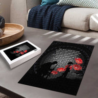 Cook Islands ANZAC Day Puzzle Soldier Silhouette Remembrance LT05 - Polynesian Pride