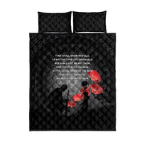 Cook Islands ANZAC Day Quilt Bed Set Soldier Silhouette Remembrance LT05 - Polynesian Pride