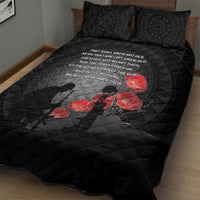 Cook Islands ANZAC Day Quilt Bed Set Soldier Silhouette Remembrance LT05 - Polynesian Pride