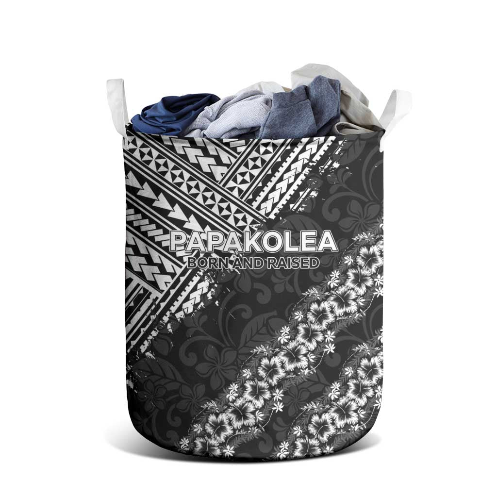 Hawaii Papakolea Born And Raised Laundry Basket Hawaiian Tribal Pattern LT05 - Polynesian Pride