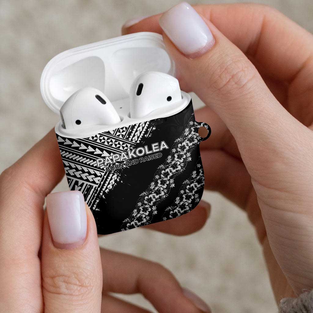 Hawaii Papakolea Born And Raised AirPods Case Hawaiian Tribal Pattern LT05 - Polynesian Pride