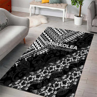 Hawaii Papakolea Born And Raised Area Rug Hawaiian Tribal Pattern LT05 - Polynesian Pride