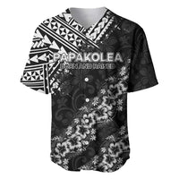 Hawaii Papakolea Born And Raised Baseball Jersey Hawaiian Tribal Pattern LT05 Black - Polynesian Pride