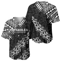 Hawaii Papakolea Born And Raised Baseball Jersey Hawaiian Tribal Pattern LT05 - Polynesian Pride