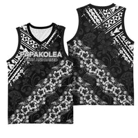 Hawaii Papakolea Born And Raised Basketball Jersey Hawaiian Tribal Pattern LT05 - Polynesian Pride