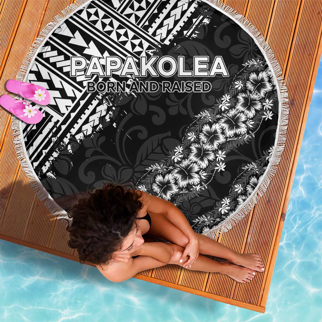 Hawaii Papakolea Born And Raised Beach Blanket Hawaiian Tribal Pattern LT05 - Polynesian Pride