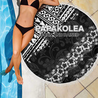 Hawaii Papakolea Born And Raised Beach Blanket Hawaiian Tribal Pattern LT05 - Polynesian Pride