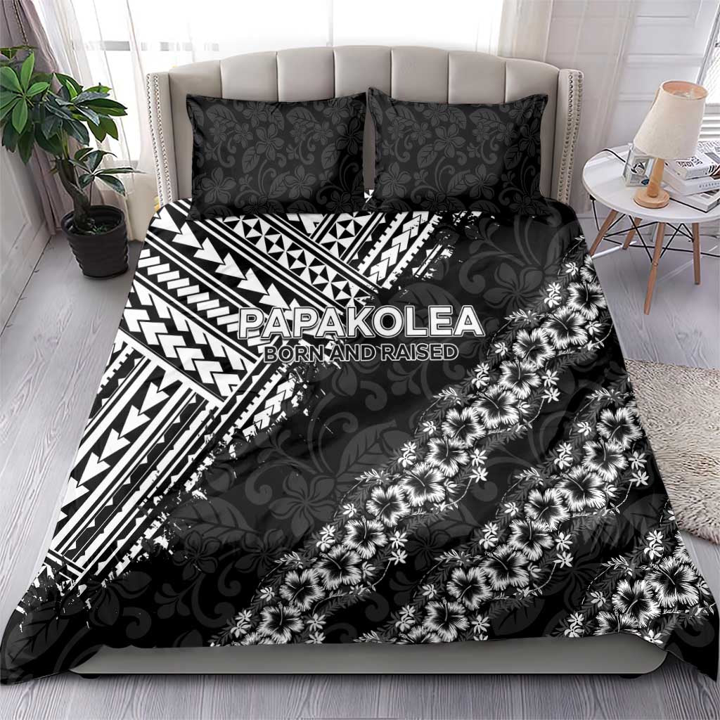 Hawaii Papakolea Born And Raised Bedding Set Hawaiian Tribal Pattern LT05 - Polynesian Pride