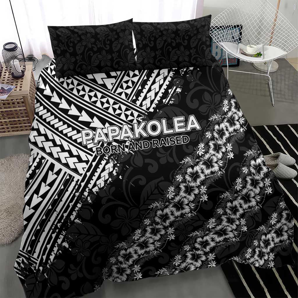 Hawaii Papakolea Born And Raised Bedding Set Hawaiian Tribal Pattern LT05 - Polynesian Pride