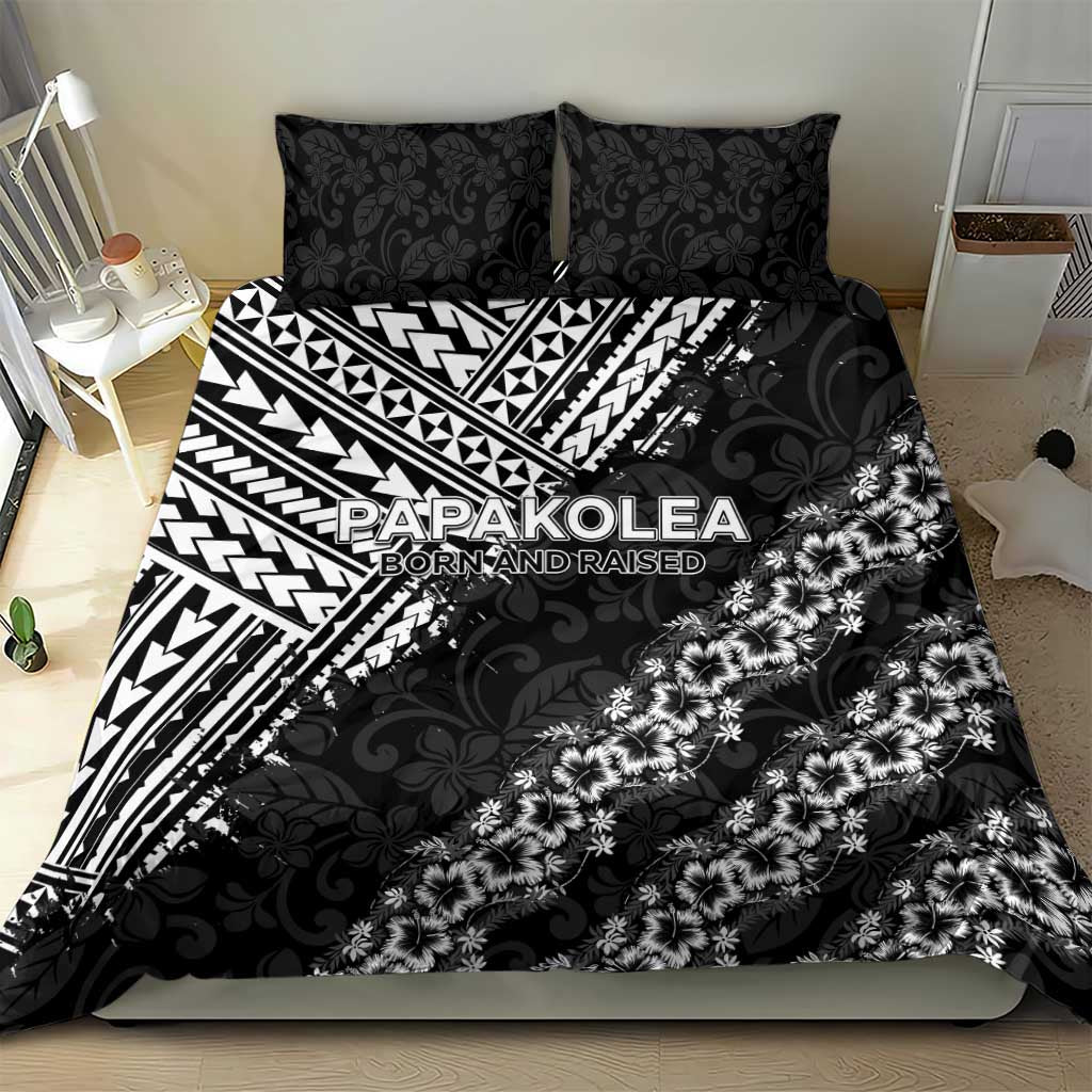 Hawaii Papakolea Born And Raised Bedding Set Hawaiian Tribal Pattern LT05 - Polynesian Pride