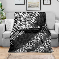 Hawaii Papakolea Born And Raised Blanket Hawaiian Tribal Pattern LT05 - Polynesian Pride