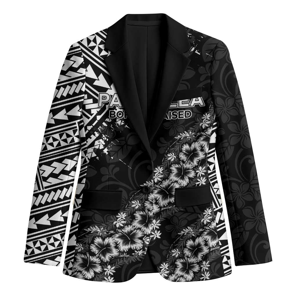 Hawaii Papakolea Born And Raised Blazer Hawaiian Tribal Pattern LT05 Unisex Black - Polynesian Pride
