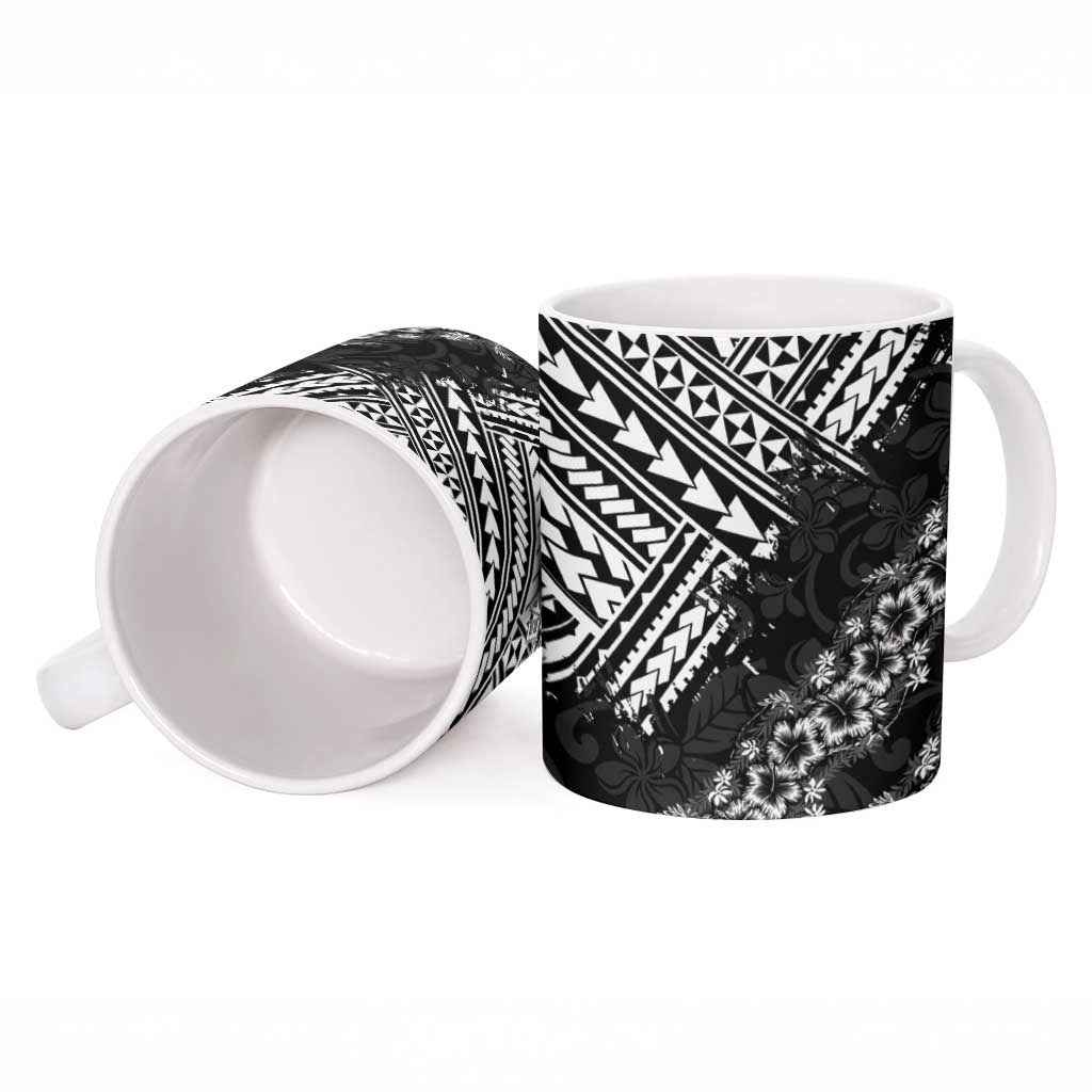 Hawaii Papakolea Born And Raised Ceramic Mug Hawaiian Tribal Pattern LT05 - Polynesian Pride