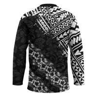 Hawaii Papakolea Born And Raised Hockey Jersey Hawaiian Tribal Pattern LT05 - Polynesian Pride