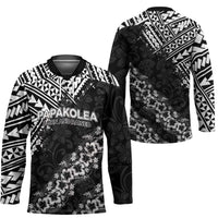 Hawaii Papakolea Born And Raised Hockey Jersey Hawaiian Tribal Pattern LT05 - Polynesian Pride
