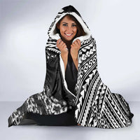 Hawaii Papakolea Born And Raised Hooded Blanket Hawaiian Tribal Pattern LT05 - Polynesian Pride