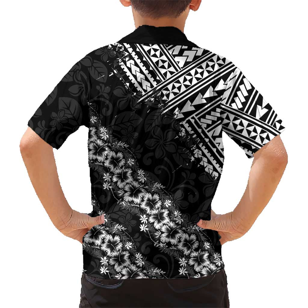 Hawaii Papakolea Born And Raised Kid Hawaiian Shirt Hawaiian Tribal Pattern LT05 - Polynesian Pride