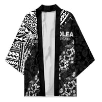 Hawaii Papakolea Born And Raised Kimono Hawaiian Tribal Pattern LT05 Unisex Black - Polynesian Pride