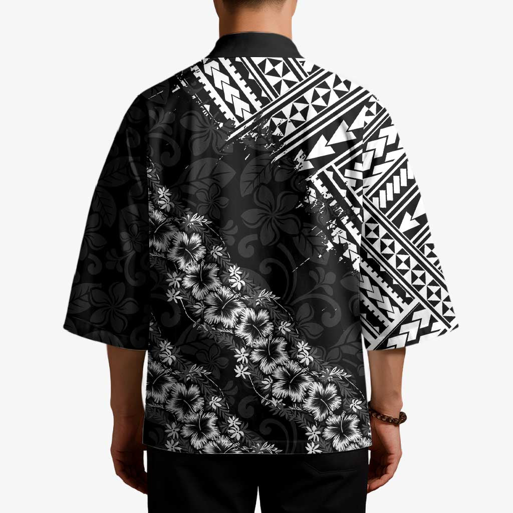 Hawaii Papakolea Born And Raised Kimono Hawaiian Tribal Pattern LT05 - Polynesian Pride