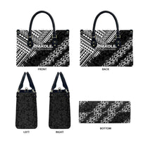 Hawaii Papakolea Born And Raised Leather Bag Hawaiian Tribal Pattern LT05 - Polynesian Pride