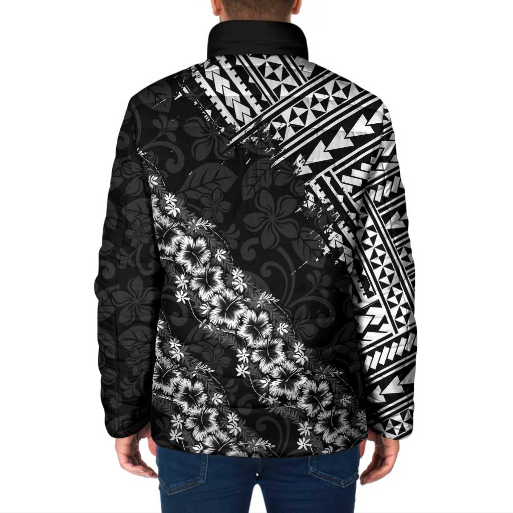 Hawaii Papakolea Born And Raised Padded Jacket Hawaiian Tribal Pattern LT05 - Polynesian Pride