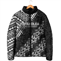 Hawaii Papakolea Born And Raised Padded Jacket Hawaiian Tribal Pattern LT05 - Polynesian Pride