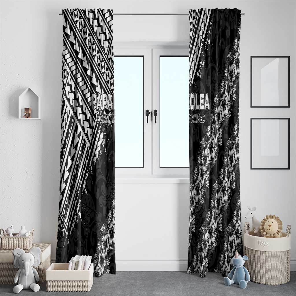 Hawaii Papakolea Born And Raised Window Curtain Hawaiian Tribal Pattern LT05 - Polynesian Pride