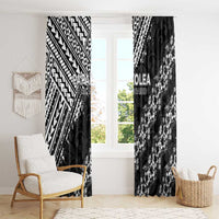 Hawaii Papakolea Born And Raised Window Curtain Hawaiian Tribal Pattern LT05 - Polynesian Pride