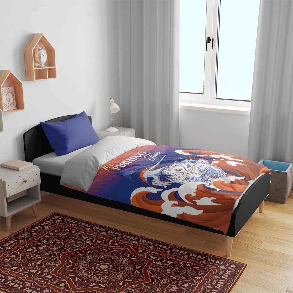 Marshall Islands Fishermen's Day Bedding Set It's Fishing Time LT05 - Polynesian Pride