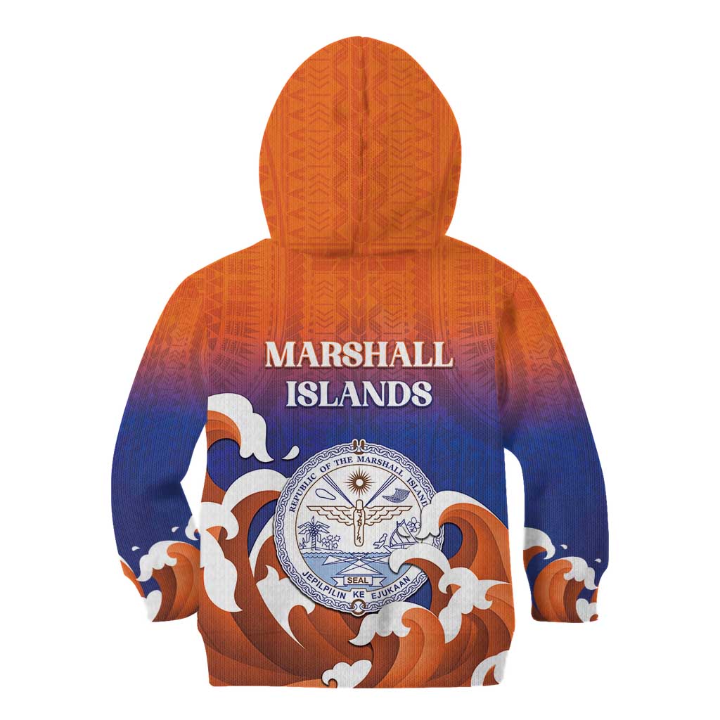 Marshall Islands Fishermen's Day Kid Hoodie It's Fishing Time LT05 - Polynesian Pride