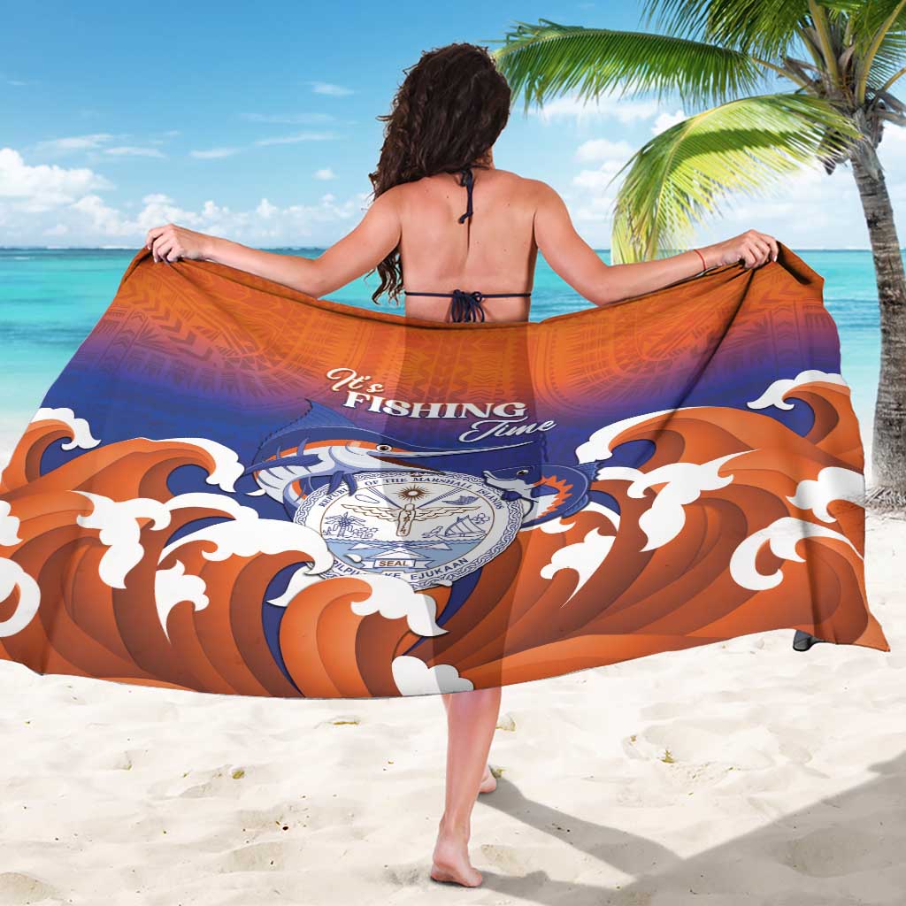 Marshall Islands Fishermen's Day Sarong It's Fishing Time LT05 - Polynesian Pride