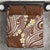 Plumeria With Brown Polynesian Tattoo Pattern Bedding Set