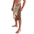 Plumeria With Brown Polynesian Tattoo Pattern Lavalava