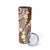 Plumeria With Brown Polynesian Tattoo Pattern Skinny Tumbler