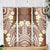 Plumeria With Brown Polynesian Tattoo Pattern Skinny Tumbler