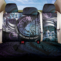 Polynesia Suicide Prevention Awareness Back Car Seat Cover No Story Should End Too Soon LT05 One Size Purple - Polynesian Pride