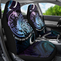 Polynesia Suicide Prevention Awareness Car Seat Cover No Story Should End Too Soon LT05 - Polynesian Pride