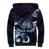 Personalised Polynesia Suicide Prevention Awareness Sherpa Hoodie No Story Should End Too Soon LT05 - Polynesian Pride