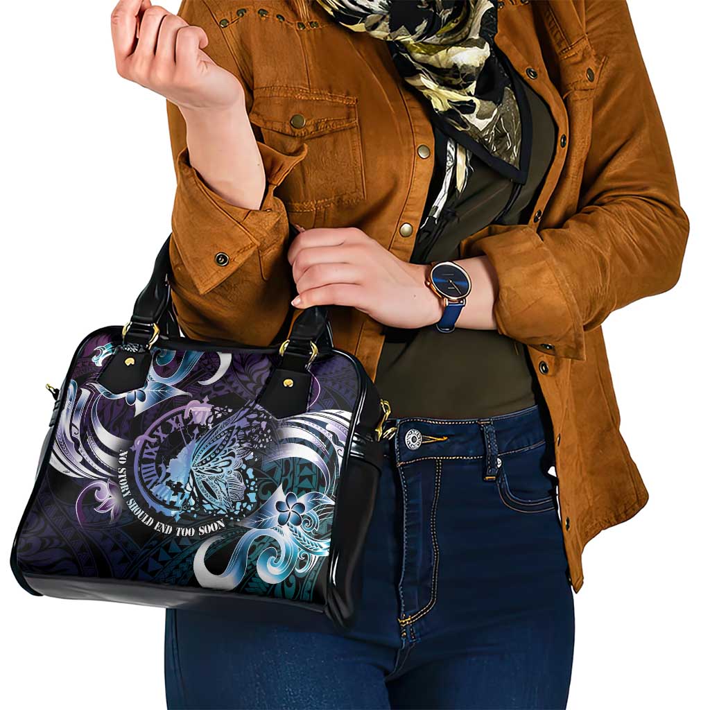 Polynesia Suicide Prevention Awareness Shoulder Handbag No Story Should End Too Soon LT05 - Polynesian Pride