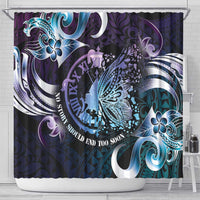 Polynesia Suicide Prevention Awareness Shower Curtain No Story Should End Too Soon LT05 - Polynesian Pride
